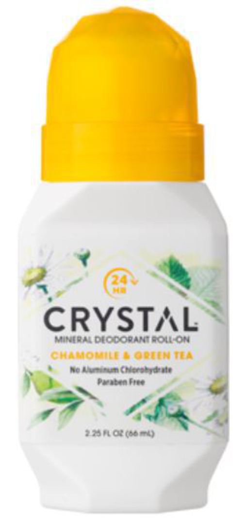 Crystal Chamomile & Green Tea Mineral Deodorant Roll-on image 0